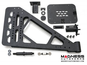 Jeep Wrangler JK Tire Carrier - Black - (ADD ON FOR RS-10 & 11) 